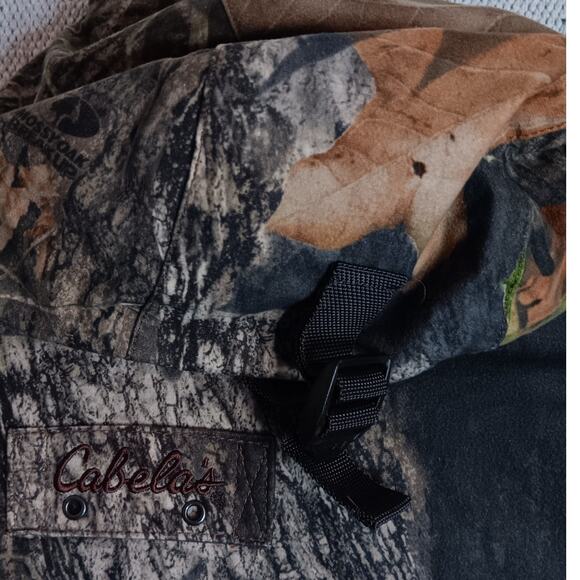 Cabela's Dry Plus Hunting Jacket M Regular Mossy Oak Tree Camo Hooded Outdoors - Picture 11 of 15